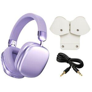 Wireless Over-Ear Headphones - Bluetooth HiFi Stereo With Case & Audio Cable
